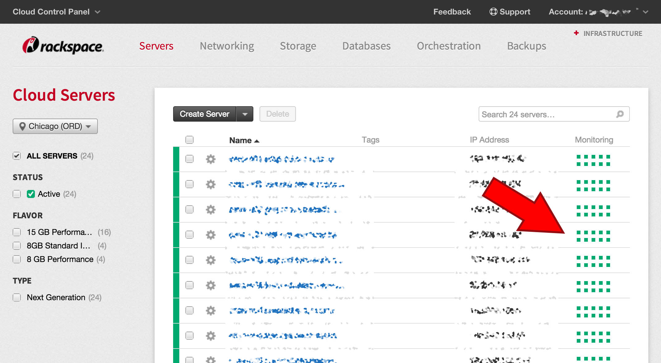 rackspace control panel login